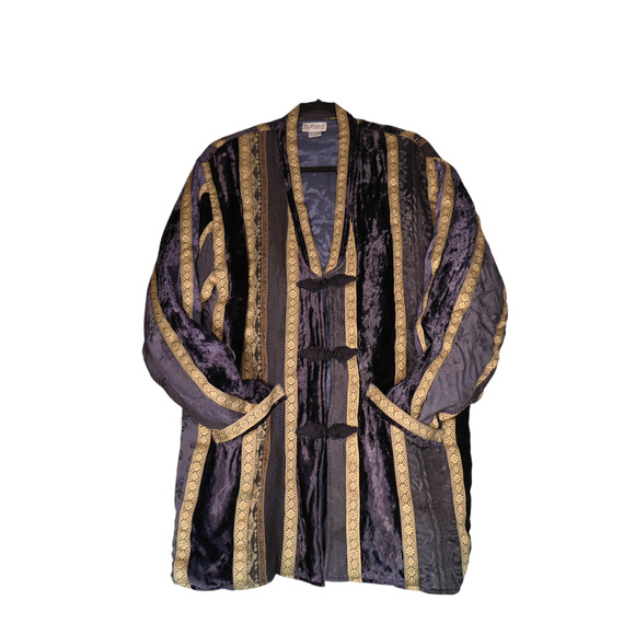 Raiment | Jackets & Coats | Vintage Raiment Coat Womens S Blue Crushed ...